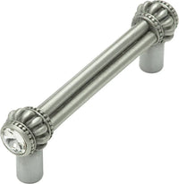 Cache Caché double 3'' cc pull with 2 rivoli Swarovski Clear Crystals 861-11C