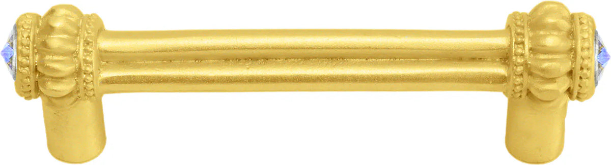 Caché double 3'' cc pull with 2 rivoli Swarovski Aurore Boreale Crystals 861-8AB
