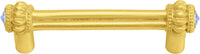 Caché double 3'' cc pull with 2 rivoli Swarovski Aurore Boreale Crystals 861-8AB