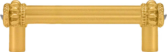 Caché double 3'' cc pull with 2 rivoli Swarovski Clear Crystals 861-8C