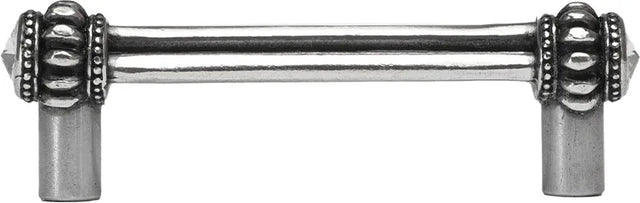 Caché double 3'' cc pull with 2 rivoli Swarovski Clear Crystals in Chalice. 861-9C