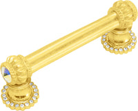 Cache Caché double 3'' cc pull with halos platforms with 40 Swarovski Aurore Boreale Crystals 861H-8AB