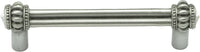 Cache Caché double 4'' cc pull with 2 rivoli Swarovski Clear Crystals 862-11C