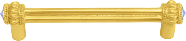 Caché double 4'' cc pull with 2 rivoli Swarovski Aurore Boreale Crystals 862-8AB