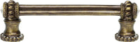 Cache Caché double 4'' cc pull with halos platforms with 40 Swarovski Clear Crystals 862H-3C