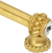 Cache Caché double 4'' cc pull with halos platforms with 40 Swarovski Clear Crystals 862H-8C