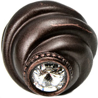 Cache Caché knob with Swarovski Clear Crystals 868-22C
