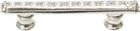 Caché 3'' cc pull with flared feet with center of Swarovski Clear Crystals in Platinum. 870B-24C