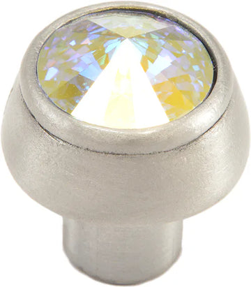 Caché round knob with an 18mm rivoli Swarovski Crystal 877