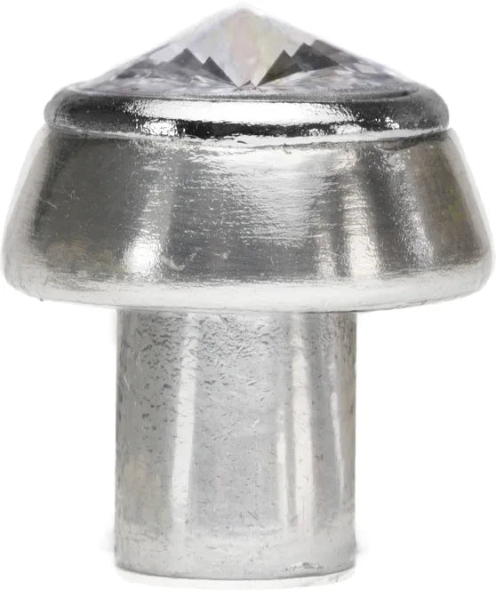 Caché round knob with an 18mm rivoli Swarovski Clear Crystal 877-9C