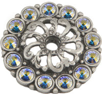 Caché medium escutcheon with Swarovski Crystals 882
