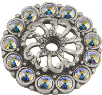 Caché medium escutcheon with Swarovski Crystals 882