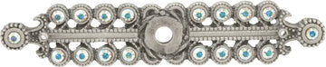 Caché small elongated escutcheon with Swarovski Crystals 890