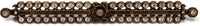 Caché large elongated escutcheon with Swarovski Clear Crystals 892-3C