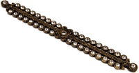 Cache Caché large elongated escutcheon with Swarovski Clear Crystals 892-3C