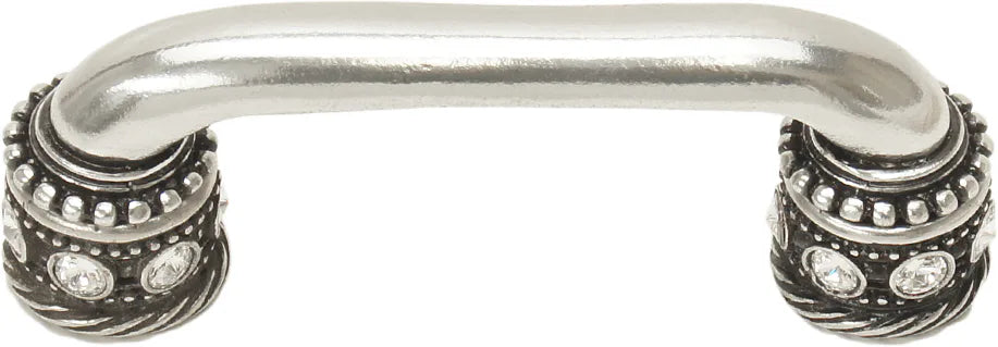 Caché 3'' cc pull with Swarovski Clear Crystals & sleeves in Chalice. 896-9C
