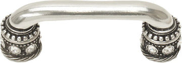 Caché 3'' cc pull with Swarovski Clear Crystals & sleeves in Chalice. 896-9C