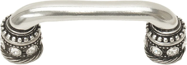 Caché 3'' cc pull with Swarovski Clear Crystals & sleeves in Chalice. 896-9C