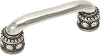 Cache Caché 3'' cc pull with Swarovski Clear Crystals & sleeves in Chalice. 896-9C