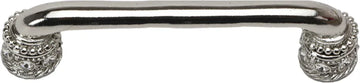 Caché 5'' cc pull with Swarovski Clear Crystals & sleeves in Platinum. 898-24C