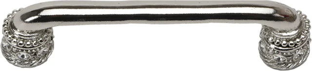 Caché 5'' cc pull with Swarovski Clear Crystals & sleeves in Platinum. 898-24C