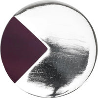 Spectra large round knob in Platinum finish with Black Cherry 9000-9BCY