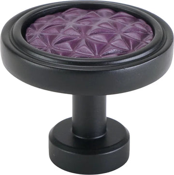 Spectra Origami knob in black and black Cherry finishes 9001BBCY