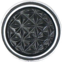 Spectra Origami knob in chrome and black finishes 9001CB