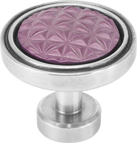 Spectra Origami knob in chrome and cherry finishes 9001CFP
