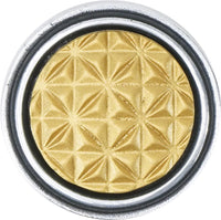 Spectra Origami knob in chrome and gold finishes 9001CG