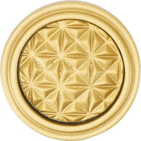 Spectra Origami knob in gold finish 9001G