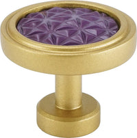 Spectra Origami knob in gold and black Cherry finishes 9001GBCY