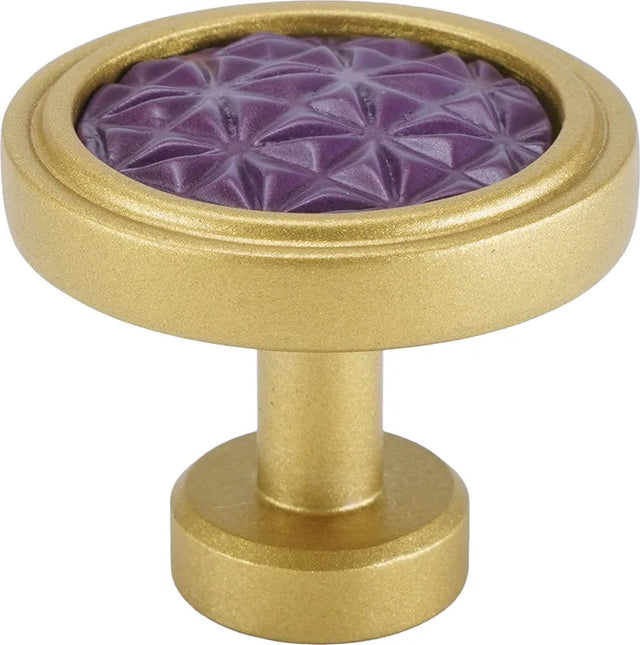 Spectra Origami knob in gold and black Cherry finishes 9001GBCY