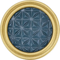 Spectra Origami knob in gold and blue titanium finishes 9001GBT