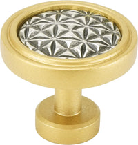 Spectra Origami knob in gold and chrome finishes 9001GC