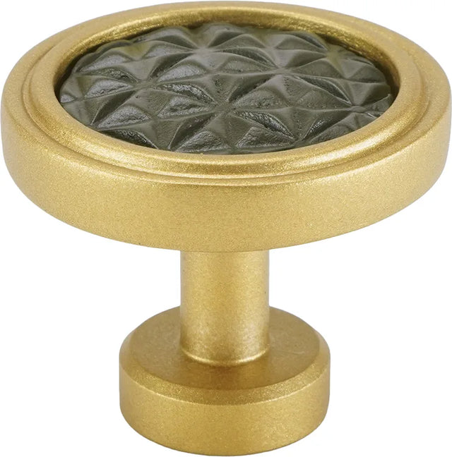 Spectra Origami knob in gold and magpul green finishes 9001GDG