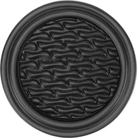 Spectra Waves knob in black finish 9002B