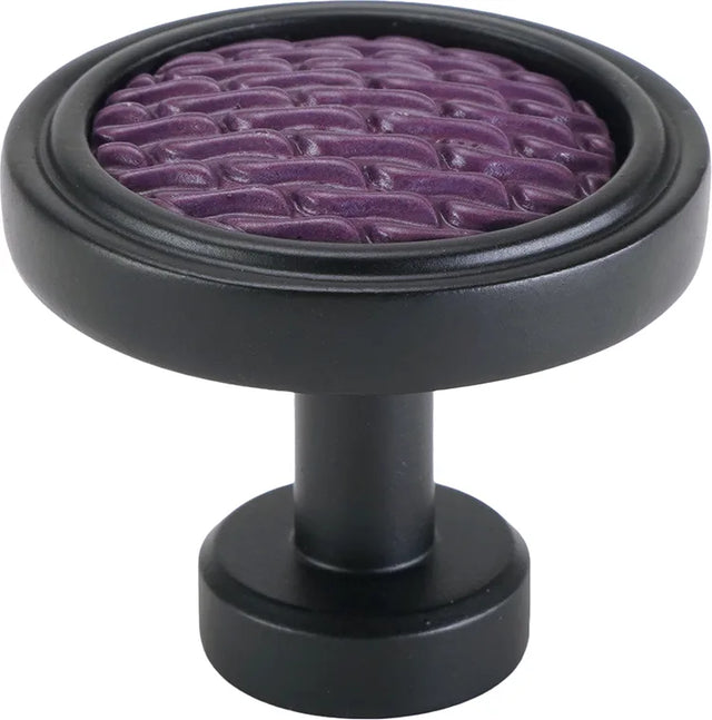 Spectra Waves knob in black and black Cherry finishes 9002BBCY