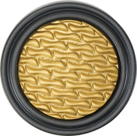 Spectra Waves knob in black and gold finishes 9002BG