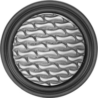 Spectra Waves knob in black and satin finishes 9002BS