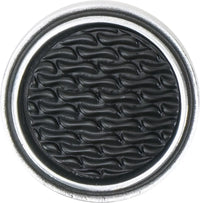 Spectra Waves knob in chrome and black finishes 9002CB
