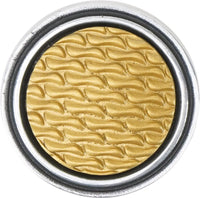 Spectra Waves knob in chrome and gold finishes 9002CG