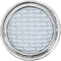Spectra Waves knob in chrome and white finishes 9002CW