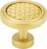Spectra Waves knob in gold finish 9002G