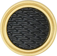 Spectra Waves knob in gold and black finishes 9002GB