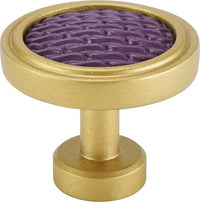 Spectra Waves knob in gold and black Cherry finishes 9002GBCY
