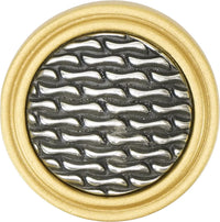 Spectra Waves knob in gold and chrome finishes 9002GC