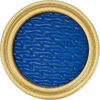 Spectra Waves knob in gold and deep blue finishes 9002GDB