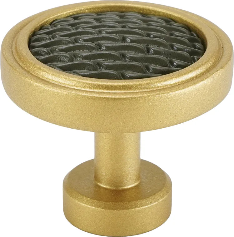 Spectra Waves knob in gold and magpul green finishes 9002GDG