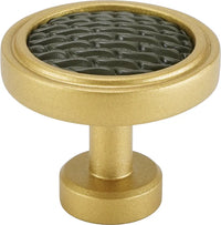 Spectra Waves knob in gold and magpul green finishes 9002GDG